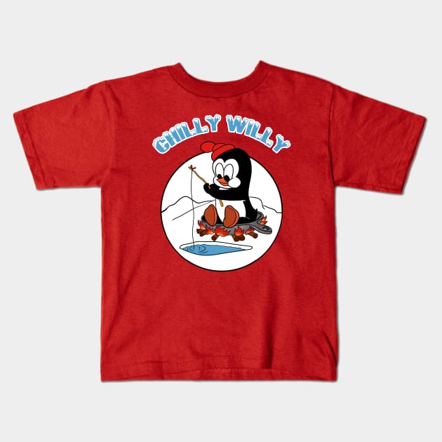 Chilly willy V.2 Kids T-Shirt by OniSide